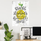ORIGINELE Limoncello Poster (Thuiskantoor)