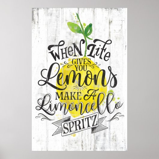 ORIGINELE Limoncello Poster (Voorkant)