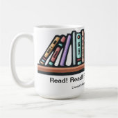 Originele Linocut van boekhouder van Ken Swanson Koffiemok (Links)