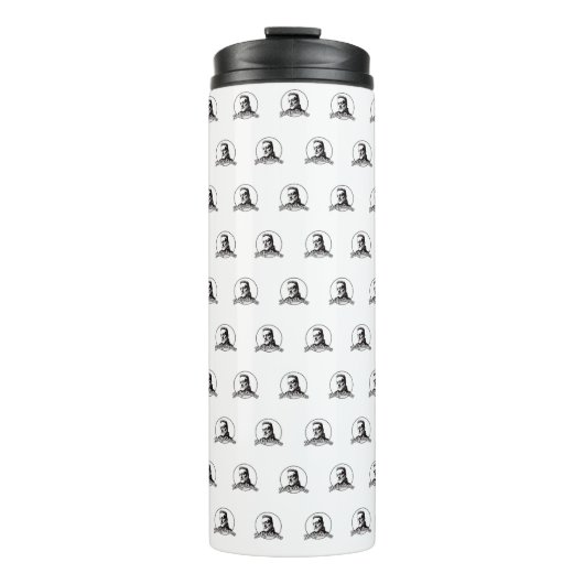 Originele Logo betegelde Tumbler Thermosbeker (Voorkant)