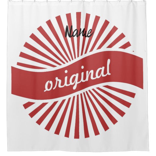 Originele Logo Thunder_Cove Douchegordijn (Voorkant)