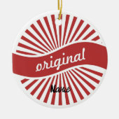 Originele Logo Thunder_Cove Keramisch Ornament (Voorkant)