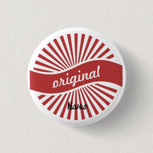 Originele Logo Thunder_Cove Ronde Button 3,2 Cm (Voorkant)