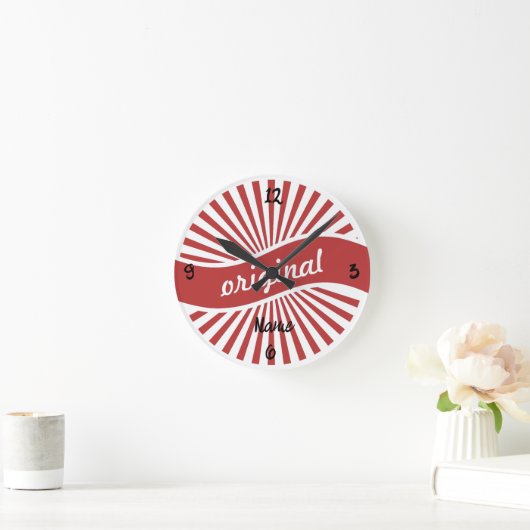 Originele Logo Thunder_Cove Ronde Klok (Huis)