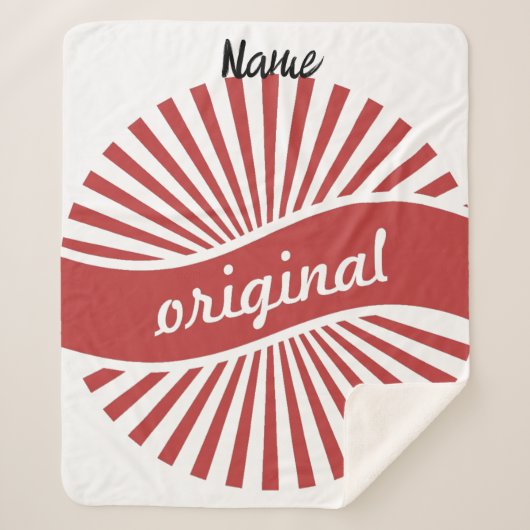 Originele Logo Thunder_Cove Sherpa Deken (Voorkant)