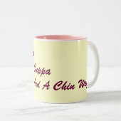 originele Londense slang leuke tekst drink slogan Tweekleurige Koffiemok (Voorkant rechts)