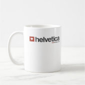 Originele LoveHelvetica Logo Mok (Links)