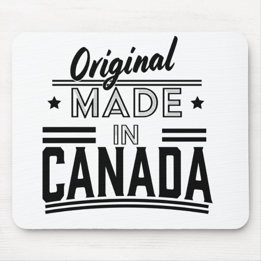 Originele Made in Canada logo Coaster Muismat (Voorkant)