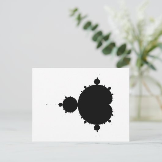Originele Mandelbrot Set 01 - Fractal Briefkaart (Staand voorkant)