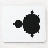 Originele Mandelbrot Set 01 - Fractal Mousepad Muismat (Voorkant)