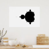 Originele Mandelbrot Set 01 - Fractal Poster (Keuken)