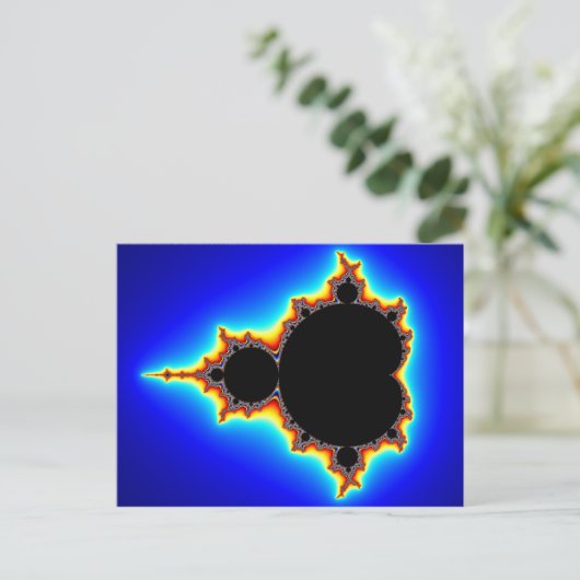 Originele Mandelbrot Set 03 - Fractal Briefkaart (Staand voorkant)