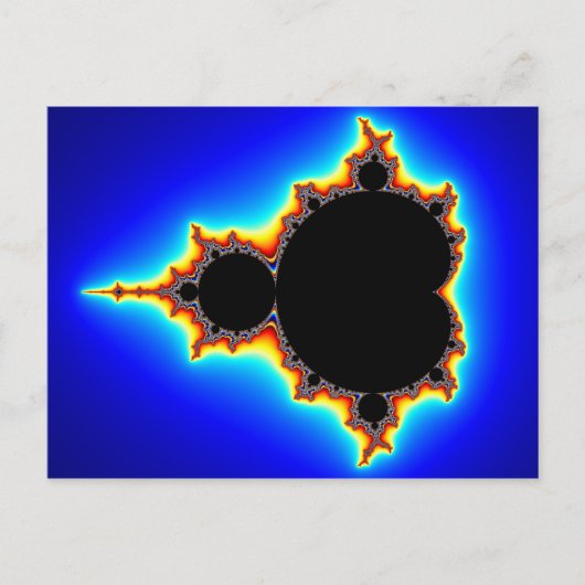 Originele Mandelbrot Set 03 - Fractal Briefkaart (Voorkant)