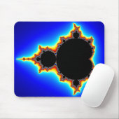 Originele Mandelbrot Set 03 - Fractal Mousepad Muismat (Met muis)