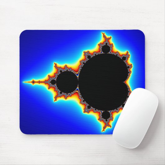 Originele Mandelbrot Set 03 - Fractal Mousepad Muismat (Met muis)