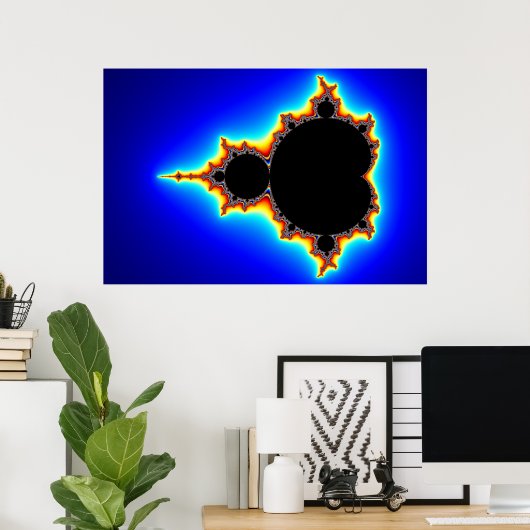 Originele Mandelbrot Set 03 - Fractal Poster (Thuiskantoor)