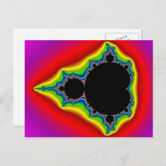 Originele Mandelbrot Set 04 - Fractal Briefkaart (Voorkant / Achterkant)