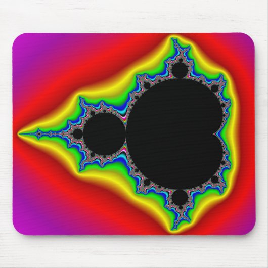 Originele Mandelbrot Set 04 - Fractal Mousepad Muismat (Voorkant)