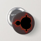 Originele Mandelbrot Set - Fractal Ronde Button 5,7 Cm (Voorkant /achterkant)