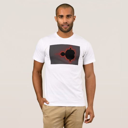Originele Mandelbrot Set - Fractal T-shirt (Voorkant volledig)