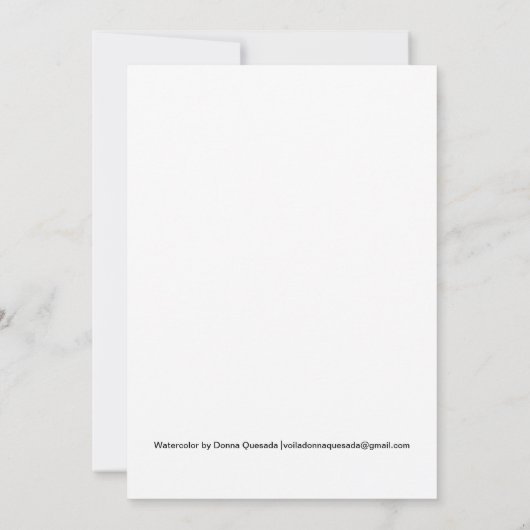 Originele Maple Tree Art op blanco kaart (Achterkant)