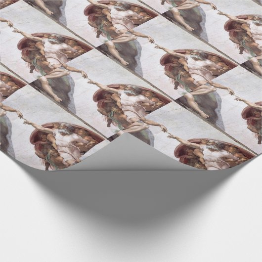 Originele Michelangelo-verf in sistin chapel Rome Cadeaupapier (Hoek)