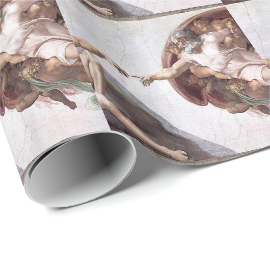 Originele Michelangelo-verf in sistin chapel Rome Cadeaupapier (Rol Hoek)