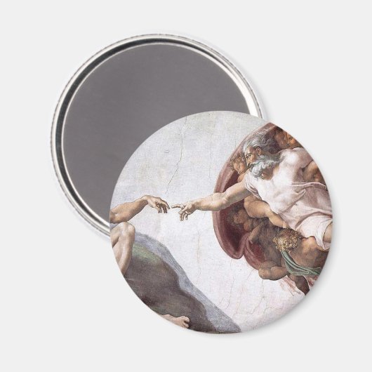 Originele Michelangelo-verf in sistin chapel Rome Magneet (Voorkant / Achterkant)