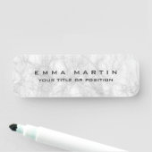 Originele moderne minimalistische grijze achtergro naamplaatje (In situ)