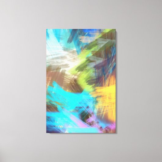 Originele moderne moderne abstracte kunst canvas afdruk (Voorkant)