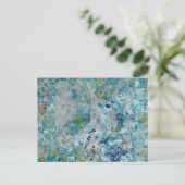 Originele moderne one of a kind Abstracte kunst on Briefkaart (Staand voorkant)