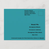 Originele moderne one of a kind Abstracte kunst on Briefkaart (Achterkant)