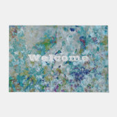 Originele moderne one of a kind Abstracte kunst on Deurmat (Voorkant)