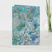 Originele moderne one of a kind Abstracte kunst on Kaart (Achterkant)