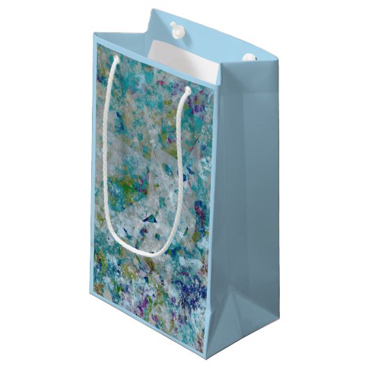 Originele moderne one of a kind Abstracte kunst on Klein Cadeauzakje (Voorkant Gekanteld)