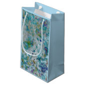 Originele moderne one of a kind Abstracte kunst on Klein Cadeauzakje (Achterkant Gekanteld)