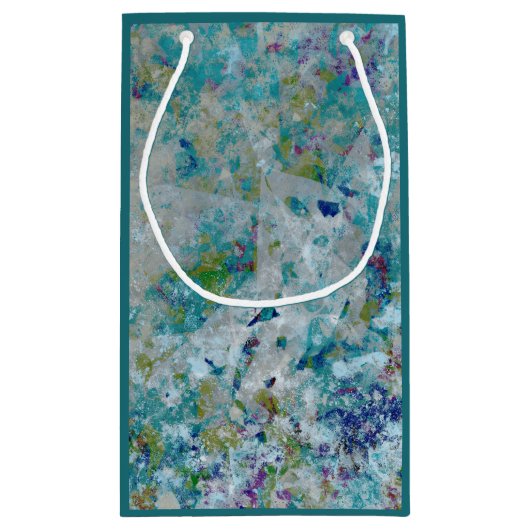 Originele moderne one of a kind Abstracte kunst on Klein Cadeauzakje (Achterkant)