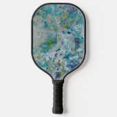 Originele moderne one of a kind Abstracte kunst on Pickleball Paddle (Achterkant)