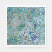 Originele moderne one of a kind Abstracte kunst on Servet (Voorkant)