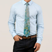 Originele moderne one of a kind Abstracte kunst on Stropdas