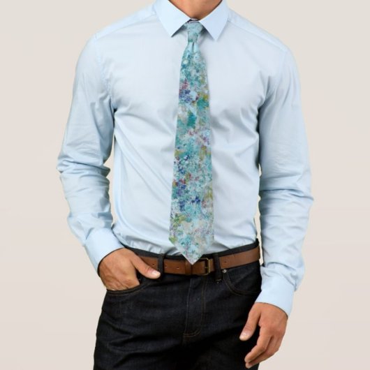 Originele moderne one of a kind Abstracte kunst on Stropdas