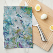 Originele moderne one of a kind Abstracte kunst on Theedoek (Quarter Fold)