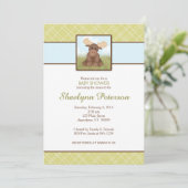 Originele Moose Baby shower uitnodiging (Staand voorkant)
