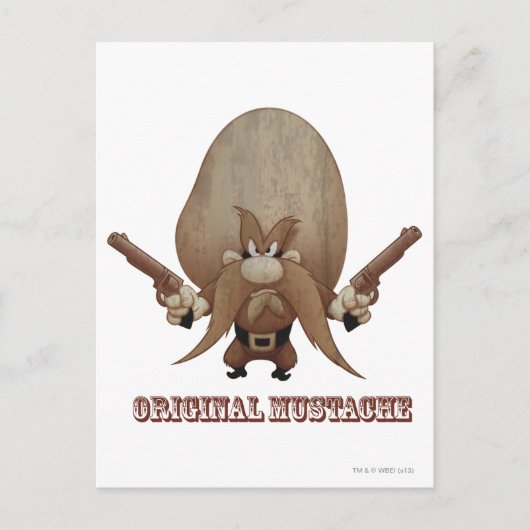 Originele Mustache Briefkaart (Voorkant)