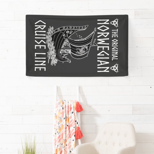 Originele Noorse cruiselijn - nostalgische reis Spandoek (Insitu)