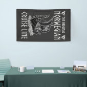 Originele Noorse cruiselijn - nostalgische reis Spandoek (Beurs)