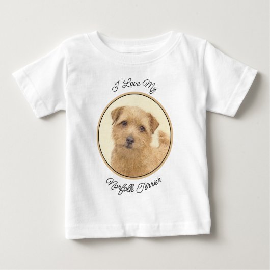 Originele Norfolk Terrier Schildering - Honden Kun (Voorkant)