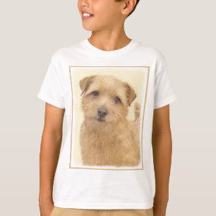 Originele Norfolk Terrier Schildering - Honden Kun T-shirt