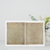 ORIGINELE onafhankelijkheidsverklaring voor en ach Briefpapier (Staand voorkant)