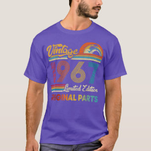  originele onderdelen 1967 Mannen Vrouwen 55 jaar  T-shirt